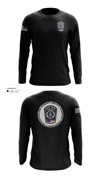 Long Sleeve Performance Shirt, Pennridge Regional Police, Police, Teamtime, Team time, sublimation, custom sports apparel, team uniforms, spirit wear, spiritwear, sports uniforms, custom shirts, team store, custom team store, fundraiser sports, apparel fundraiser