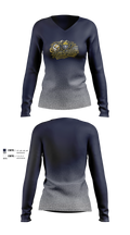 Naches’s Volleyball Women's Long Sleeve V-neck Shirt - 6