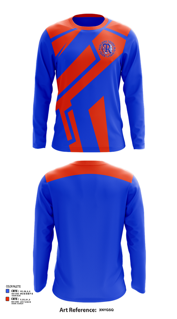 Long Sleeve Performance Shirt, Royal High School Band, Spirit Store, Teamtime, Team time, sublimation, custom sports apparel, team uniforms, spirit wear, spiritwear, sports uniforms, custom shirts, team store, custom team store, fundraiser sports, apparel fundraiser