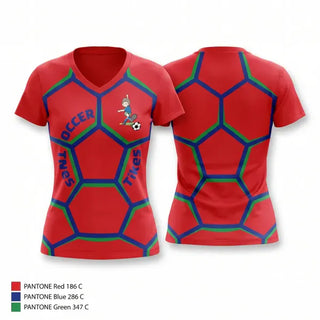 Womens Short Sleeve Vneck Shirt, Metro Sports Center Volleyball, Men's Volleyball, Teamtime, Team time, sublimation, custom sports apparel, team uniforms, spirit wear, spiritwear, sports uniforms, custom shirts, team store, custom team store, fundraiser sports, apparel fundraiser