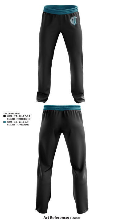 Lady Chargers 79726447 Sweatpants - 1