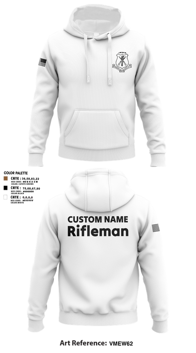 Pershing Rifles 79066987 Hoodie - 6