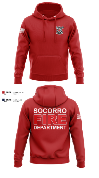 Hoodie, Socorro fire department, Fire Department, Teamtime, Team time, sublimation, custom sports apparel, team uniforms, spirit wear, spiritwear, sports uniforms, custom shirts, team store, custom team store, fundraiser sports, apparel fundraiser