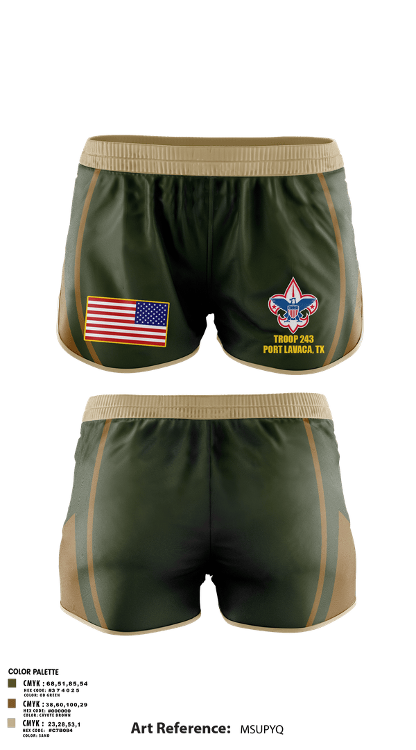 Ranger Panties, Scouts BSA, Spirit Store, Teamtime, Team time, sublimation, custom sports apparel, team uniforms, spirit wear, spiritwear, sports uniforms, custom shirts, team store, custom team store, fundraiser sports, apparel fundraiser