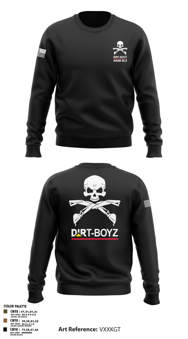 Crew Neck Sweatshirt, DirtBoyz, Air Force, Teamtime, Team time, sublimation, custom sports apparel, team uniforms, spirit wear, spiritwear, sports uniforms, custom shirts, team store, custom team store, fundraiser sports, apparel fundraiser