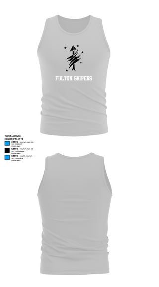 Tank Top, Fulton Snipers, Men's Basketball, Teamtime, Team time, sublimation, custom sports apparel, team uniforms, spirit wear, spiritwear, sports uniforms, custom shirts, team store, custom team store, fundraiser sports, apparel fundraiser