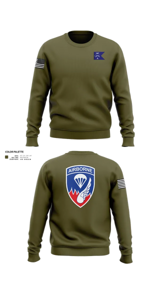 Crew Neck Sweatshirt, 187 infantry, , Teamtime, Team time, sublimation, custom sports apparel, team uniforms, spirit wear, spiritwear, sports uniforms, custom shirts, team store, custom team store, fundraiser sports, apparel fundraiser