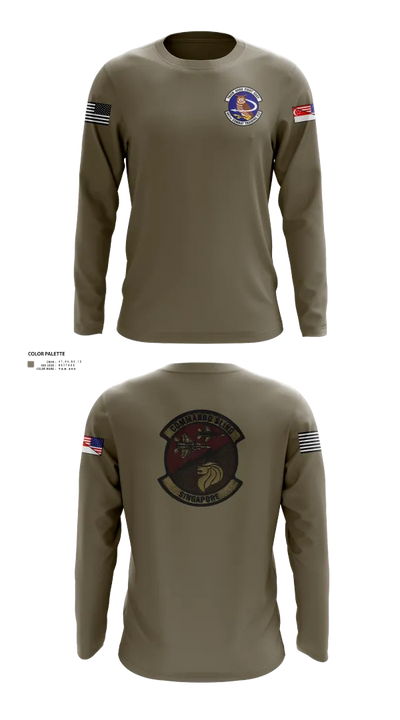497 COMBAT TRAINING FLIGHT 24076021 Long Sleeve Performance Shirt 21