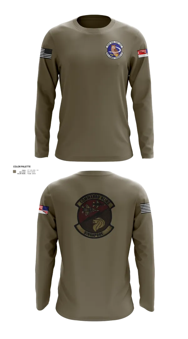 Long Sleeve Performance Shirt, 497 COMBAT TRAINING FLIGHT, Air Force, Teamtime, Team time, sublimation, custom sports apparel, team uniforms, spirit wear, spiritwear, sports uniforms, custom shirts, team store, custom team store, fundraiser sports, apparel fundraiser
