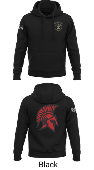 Hoodie, Fort McCoy Recruiting Company, Army, Teamtime, Team time, sublimation, custom sports apparel, team uniforms, spirit wear, spiritwear, sports uniforms, custom shirts, team store, custom team store, fundraiser sports, apparel fundraiser
