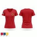 Powell Town Volunteer Fire Department Women's Short Sleeve V-neck Shirt - 1