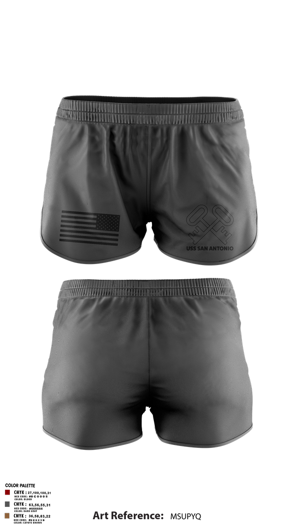 Ranger Panties, Uss San Antonio, Navy, Teamtime, Team time, sublimation, custom sports apparel, team uniforms, spirit wear, spiritwear, sports uniforms, custom shirts, team store, custom team store, fundraiser sports, apparel fundraiser