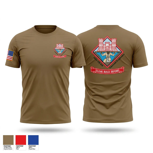 Short Sleeve Performance Shirt, 363 Engineer Battalion, Army, Teamtime, Team time, sublimation, custom sports apparel, team uniforms, spirit wear, spiritwear, sports uniforms, custom shirts, team store, custom team store, fundraiser sports, apparel fundraiser