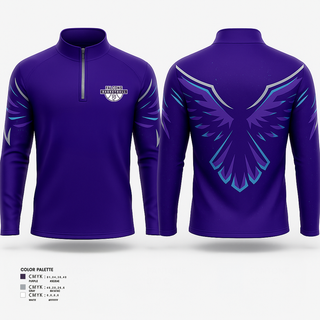 Quarter Zip Jacket, Lincoln Northwest Basketball, Men's Basketball, Teamtime, Team time, sublimation, custom sports apparel, team uniforms, spirit wear, spiritwear, sports uniforms, custom shirts, team store, custom team store, fundraiser sports, apparel fundraiser