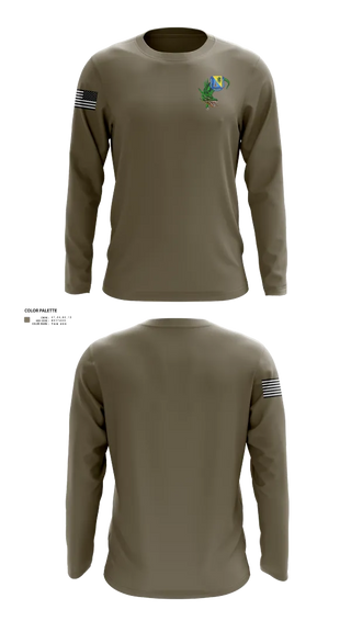 Long Sleeve Performance Shirt, 490th CBRN BN, , Teamtime, Team time, sublimation, custom sports apparel, team uniforms, spirit wear, spiritwear, sports uniforms, custom shirts, team store, custom team store, fundraiser sports, apparel fundraiser