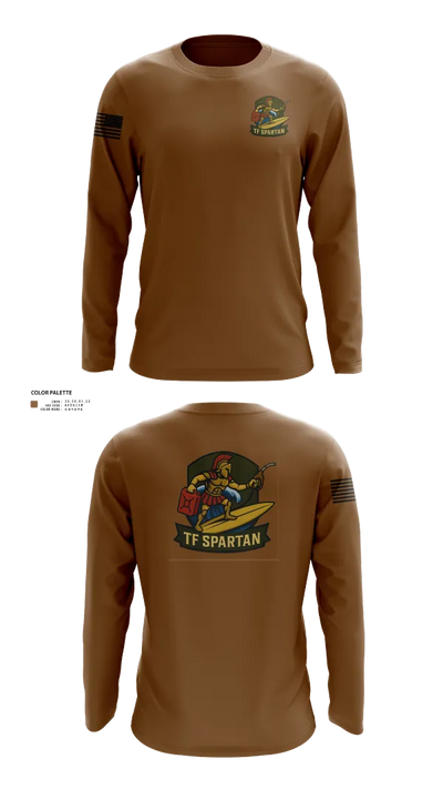 Task Force Spartan 82789422 Long Sleeve Performance Shirt 21