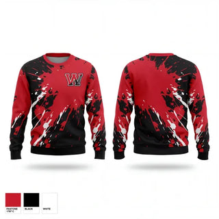 Crew Neck Sweatshirt, Winchester High School Softball, Softball, Teamtime, Team time, sublimation, custom sports apparel, team uniforms, spirit wear, spiritwear, sports uniforms, custom shirts, team store, custom team store, fundraiser sports, apparel fundraiser