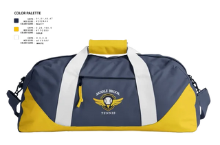 Duffle Bag, Saddle Brook Tennis, Tennis, Teamtime, Team time, sublimation, custom sports apparel, team uniforms, spirit wear, spiritwear, sports uniforms, custom shirts, team store, custom team store, fundraiser sports, apparel fundraiser
