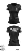 COLEBROOK POLICE DEPARTMENT Women's Short Sleeve V-neck Shirt - 1