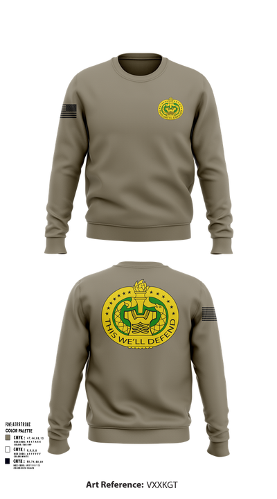 F Co 3-485th REGT 82294996 Crew Neck Sweatshirt - 10