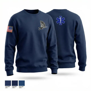 Crew Neck Sweatshirt, Hawk Springs Fire and Rescue, EMS/EMT, Teamtime, Team time, sublimation, custom sports apparel, team uniforms, spirit wear, spiritwear, sports uniforms, custom shirts, team store, custom team store, fundraiser sports, apparel fundraiser