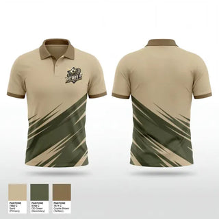 Short Sleeve Performance Polo, Rebels FC, Men's Soccer, Teamtime, Team time, sublimation, custom sports apparel, team uniforms, spirit wear, spiritwear, sports uniforms, custom shirts, team store, custom team store, fundraiser sports, apparel fundraiser