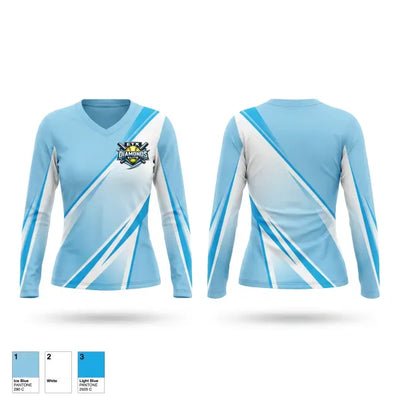 ETX Diamonds Elite 28765199 Women's Long Sleeve V-neck Shirt - 1