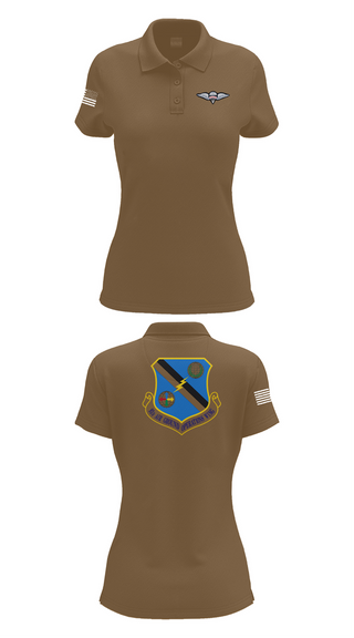Womens Short Sleeve Performance Polo, 93rd AGOW, , Teamtime, Team time, sublimation, custom sports apparel, team uniforms, spirit wear, spiritwear, sports uniforms, custom shirts, team store, custom team store, fundraiser sports, apparel fundraiser