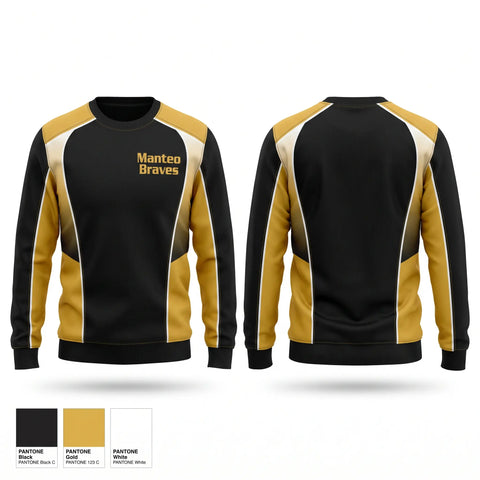 Crew Neck Sweatshirt, Manteo Braves, Women's Basketball, Teamtime, Team time, sublimation, custom sports apparel, team uniforms, spirit wear, spiritwear, sports uniforms, custom shirts, team store, custom team store, fundraiser sports, apparel fundraiser