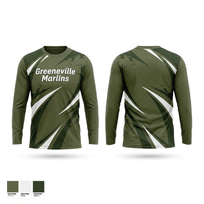 Greeneville Marlins Long Sleeve Performance Shirt - 1