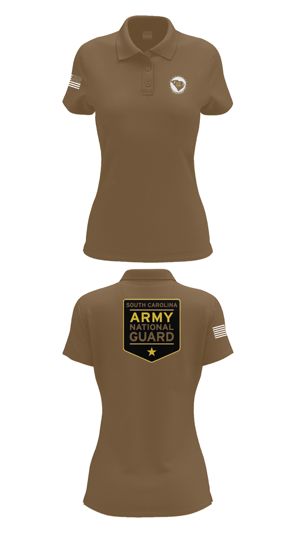 Womens Short Sleeve Performance Polo, Scarng, National Guard, Teamtime, Team time, sublimation, custom sports apparel, team uniforms, spirit wear, spiritwear, sports uniforms, custom shirts, team store, custom team store, fundraiser sports, apparel fundraiser