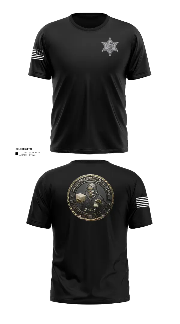 Sheriffs Enforcement Team 64066218 Old School Cotton Feel Shirt - 21