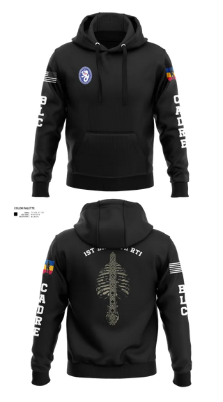 Hoodie, 1st BN 515th RTI, Army, Teamtime, Team time, sublimation, custom sports apparel, team uniforms, spirit wear, spiritwear, sports uniforms, custom shirts, team store, custom team store, fundraiser sports, apparel fundraiser