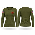 Phoenix Police Defensive Tactics Women's Long Sleeve V-neck Shirt - 1
