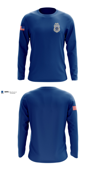Long Sleeve Performance Shirt, Canandaigua, Police, Teamtime, Team time, sublimation, custom sports apparel, team uniforms, spirit wear, spiritwear, sports uniforms, custom shirts, team store, custom team store, fundraiser sports, apparel fundraiser
