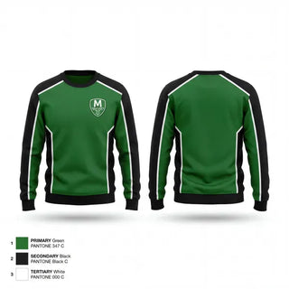 Crew Neck Sweatshirt, Morgan County Mustang, Men's Basketball, Teamtime, Team time, sublimation, custom sports apparel, team uniforms, spirit wear, spiritwear, sports uniforms, custom shirts, team store, custom team store, fundraiser sports, apparel fundraiser