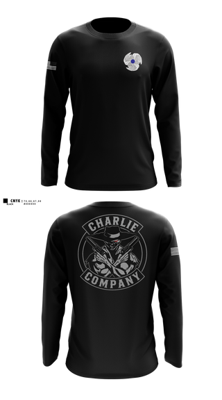 Long Sleeve Performance Shirt, C CO 1-222 AVN REGT, Army, Teamtime, Team time, sublimation, custom sports apparel, team uniforms, spirit wear, spiritwear, sports uniforms, custom shirts, team store, custom team store, fundraiser sports, apparel fundraiser