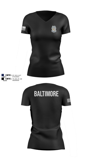 Womens Short Sleeve Vneck Shirt, team name, Police, Teamtime, Team time, sublimation, custom sports apparel, team uniforms, spirit wear, spiritwear, sports uniforms, custom shirts, team store, custom team store, fundraiser sports, apparel fundraiser