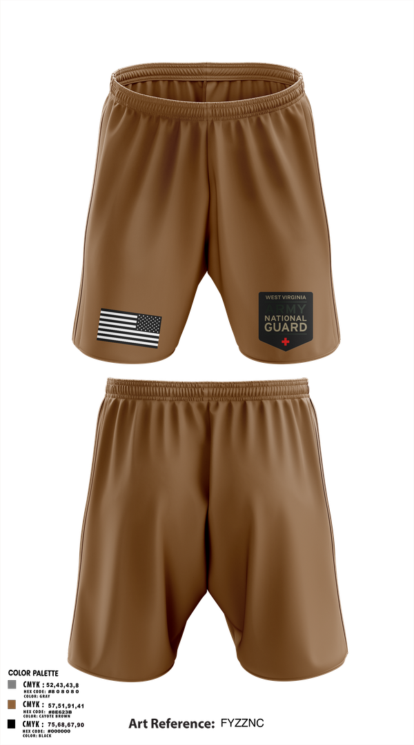 Athletic Shorts With Pockets, WV ARNG Med Det, , Teamtime, Team time, sublimation, custom sports apparel, team uniforms, spirit wear, spiritwear, sports uniforms, custom shirts, team store, custom team store, fundraiser sports, apparel fundraiser
