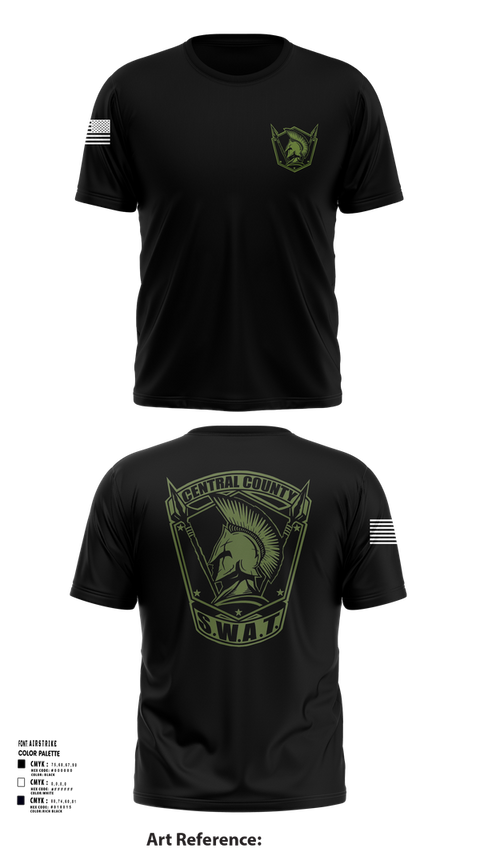 Short Sleeve Performance Shirt, Central County SWAT, , Teamtime, Team time, sublimation, custom sports apparel, team uniforms, spirit wear, spiritwear, sports uniforms, custom shirts, team store, custom team store, fundraiser sports, apparel fundraiser