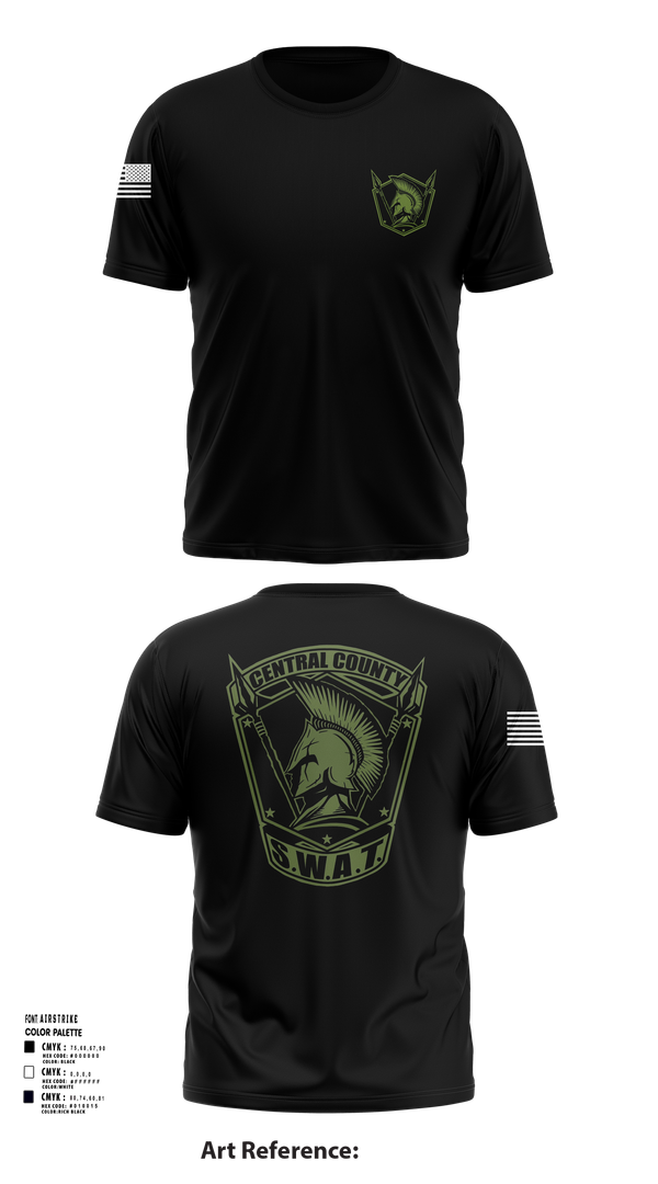 Short Sleeve Performance Shirt, Central County SWAT, , Teamtime, Team time, sublimation, custom sports apparel, team uniforms, spirit wear, spiritwear, sports uniforms, custom shirts, team store, custom team store, fundraiser sports, apparel fundraiser