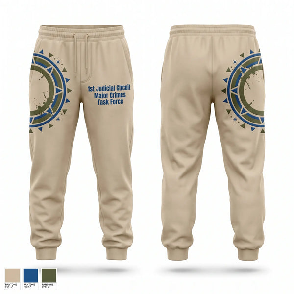 Sweatpants, 1st Judicial Circuit Major Crimes Task Force, Police, Teamtime, Team time, sublimation, custom sports apparel, team uniforms, spirit wear, spiritwear, sports uniforms, custom shirts, team store, custom team store, fundraiser sports, apparel fundraiser