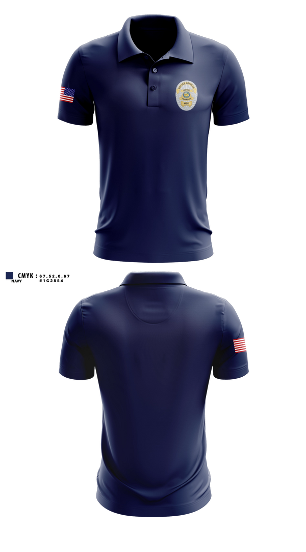 Short Sleeve Performance Polo, Wayne Twp. Police Dept., Police, Teamtime, Team time, sublimation, custom sports apparel, team uniforms, spirit wear, spiritwear, sports uniforms, custom shirts, team store, custom team store, fundraiser sports, apparel fundraiser