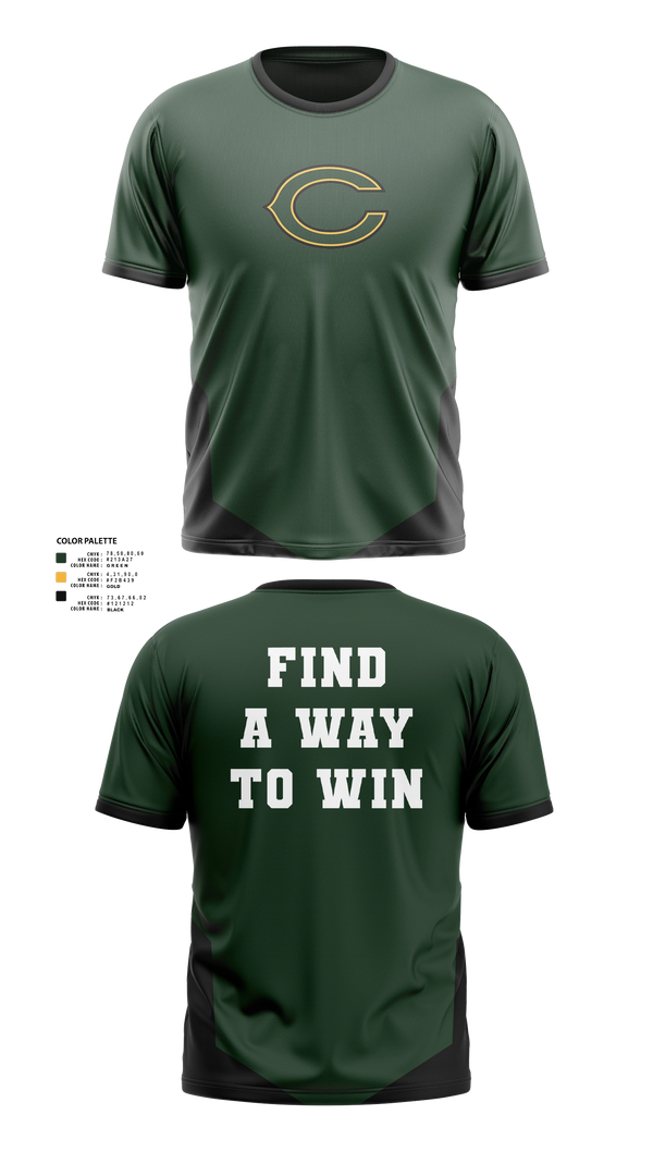 Clearview Regional High School Football Short Sleeve Performance Shirt - 21