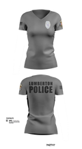 LUMBERTON POLICE 73149623 Women's Short Sleeve V-neck Shirt - 102