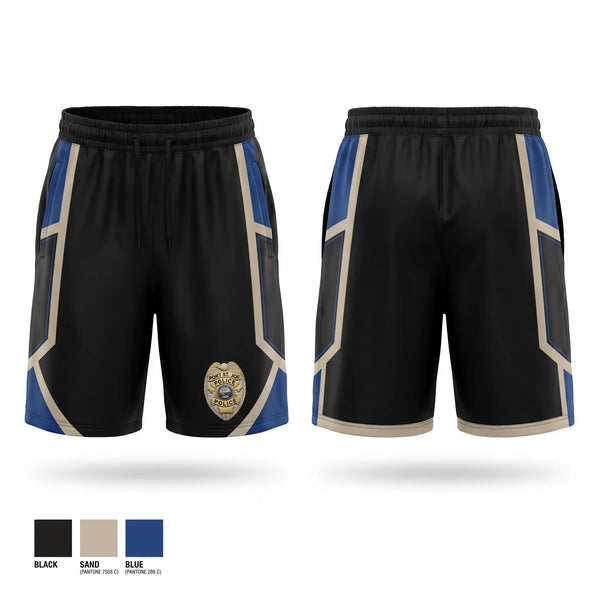 Athletic Shorts With Pockets, Port St. Joe Police Department, Police, Teamtime, Team time, sublimation, custom sports apparel, team uniforms, spirit wear, spiritwear, sports uniforms, custom shirts, team store, custom team store, fundraiser sports, apparel fundraiser