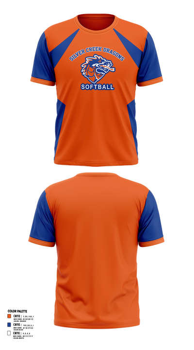 Silver Creek Dragons Short Sleeve Performance Shirt - 3