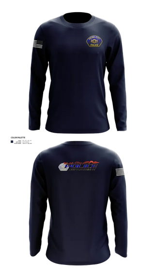 Long Sleeve Performance Shirt, Webb City Police Department, Police, Teamtime, Team time, sublimation, custom sports apparel, team uniforms, spirit wear, spiritwear, sports uniforms, custom shirts, team store, custom team store, fundraiser sports, apparel fundraiser