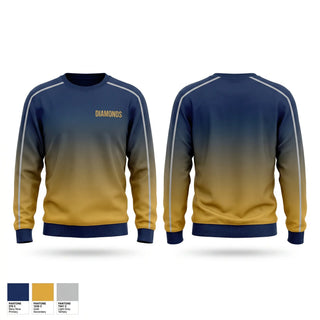 Crew Neck Sweatshirt, Diamonds, Women's Basketball, Teamtime, Team time, sublimation, custom sports apparel, team uniforms, spirit wear, spiritwear, sports uniforms, custom shirts, team store, custom team store, fundraiser sports, apparel fundraiser