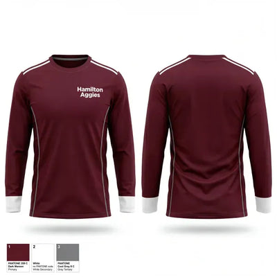 Hamilton Aggies 72800811 Long Sleeve Performance Shirt 1